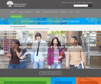 Nationalstudentclearinghouse.org(The National Student Clearinghouse) Screenshot