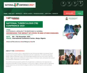 Nationaltbconference2021.org(NATIONAL TUBERCULOSIS (TB) CONFERENCE 2021) Screenshot