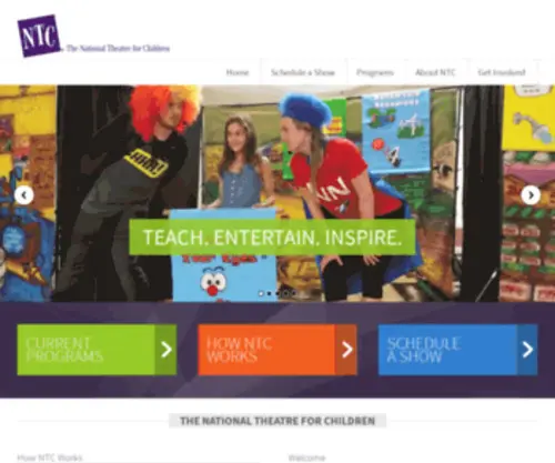 Nationaltheatre.com.au(The National Theatre for Children) Screenshot