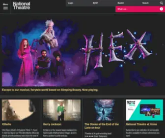 Nationaltheatre.org.uk(The National Theatre) Screenshot
