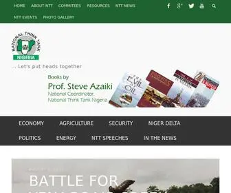 Nationalthinktank.org(National Think Tank Nigeria) Screenshot