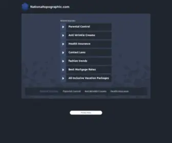Nationaltopographic.com(Blog) Screenshot