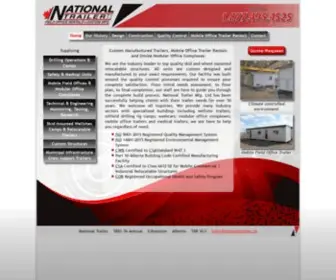 Nationaltrailer.ca(National Trailer Custom Manufacturing) Screenshot