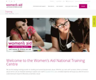 Nationaltrainingcentre.org.uk(Womens Aid) Screenshot