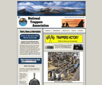 Nationaltrappers.com(The National Trappers Association) Screenshot