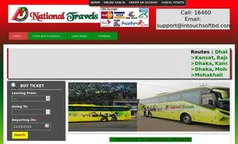 Nationaltravels-BD.com(ONLINE BUS TICKET BOOKING SERVICE) Screenshot