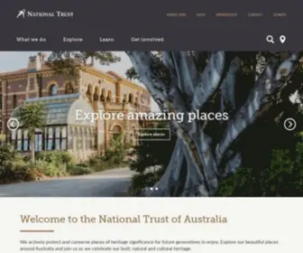 Nationaltrust.org.au(National Trust) Screenshot