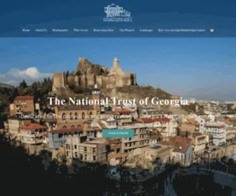 Nationaltrustofgeorgia.org.ge(Dedicated to the protection and preservation of Georgia's rich cultural heritage) Screenshot