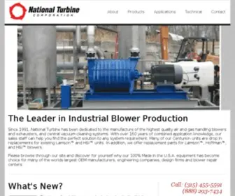 Nationalturbine.com(National Turbine Corporation) Screenshot