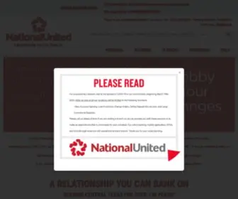 Nationalunited.com(Cadence Bank) Screenshot