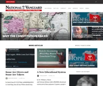 Nationalvanguard.org(National Vanguard) Screenshot