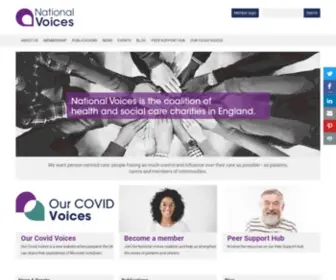 Nationalvoices.org.uk(National Voices) Screenshot