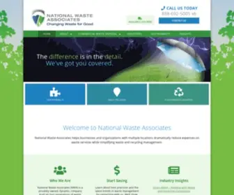 Nationalwaste.com(National Waste Associates) Screenshot