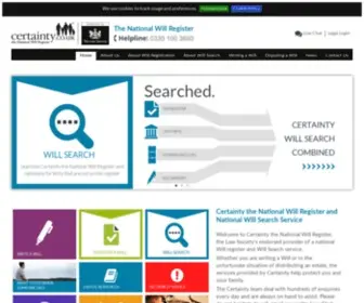 Nationalwillregister.co.uk(Nationalwillregister) Screenshot