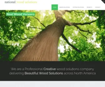 Nationalwoodsolutions.com(Wood Solutions by AAM) Screenshot