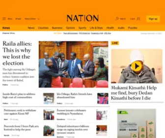 Nation.co.ke Screenshot