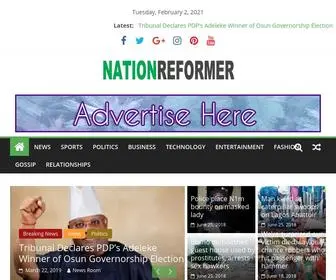 Nationreformer.com(NationReformer) Screenshot