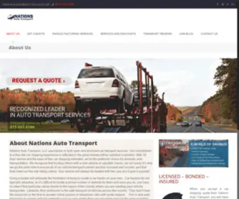 Nationsautotransport.com(Top-Rated Auto Transport Company) Screenshot