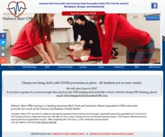 NationsbestcPR.com(Nation's Best Cpr) Screenshot