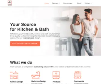 Nationskitchenandbath.com(Kitchen and bath solutions) Screenshot