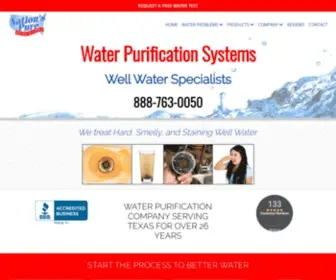 Nationspure.com(Water Treatment Systems Serving Texas) Screenshot