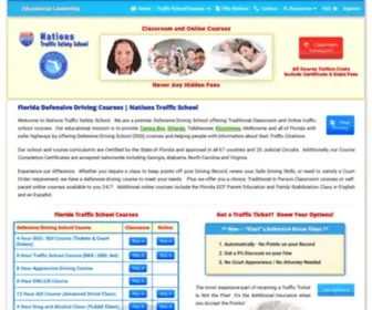 Nationstrafficschool.com(Nations Traffic School) Screenshot