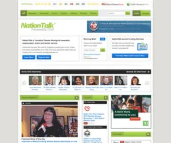 Nationtalk.ca(Nation talk) Screenshot