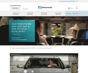 Nationwidebank.com(Insurance and Financial Services Company) Screenshot