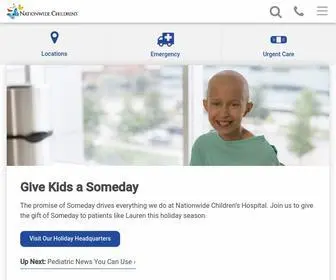 Nationwidechildrens.org(Nationwide Children's Hospital) Screenshot
