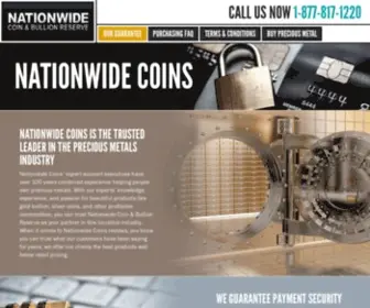 Nationwidecoinsguarantee.com(Nationwide Coin & Bullion Reserve) Screenshot