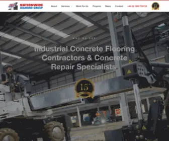 Nationwidediamondgroup.co.uk(Industrial Concrete Flooring Contractors) Screenshot