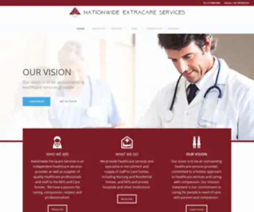Nationwideextracareservices.com(NationWide ExtraCare Services) Screenshot