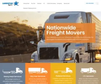 Nationwidefreightmovers.com(Landstar Agent) Screenshot