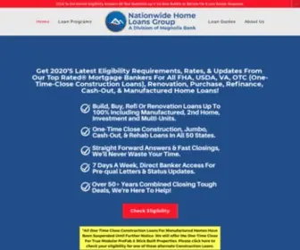 Nationwidehomeloansgroup.com(Nationwide Home Loans Group) Screenshot