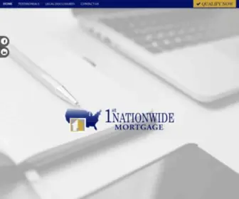 Nationwidelendingpartners.com(1st Nationwide Mortgage) Screenshot