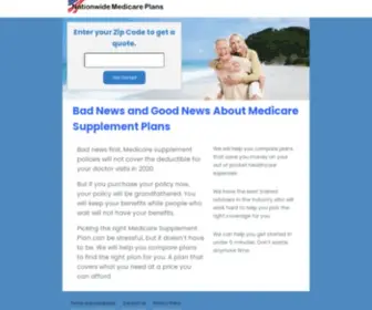 Nationwidemedicareplans.com(Find the right plan to meet your needs) Screenshot