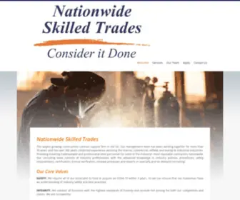 Nationwideskilledtrades.com(Nationwide Skilled Trades) Screenshot