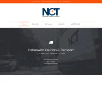 Nationwidetransport.co.uk(Couriers Coventry) Screenshot