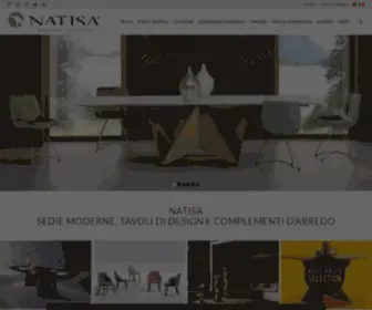 Natisa.it(Tavoli moderni di design e sedie moderne Natisa per tutti fli ambienti) Screenshot