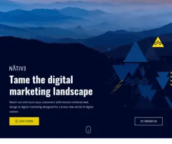 Nativ3.io(Digital Marketing and Web Design Agency) Screenshot