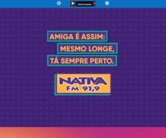 Nativafmararaquara.com.br(NATIVA FM) Screenshot