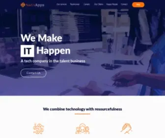 Nativapps.com(Web and mobile app development) Screenshot