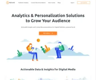 Native.ai(Publisher Analytics with Artificial Intelligence) Screenshot