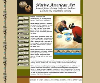 Nativeamerican-ART.com(Native American Art) Screenshot