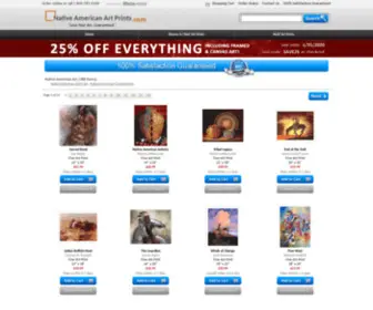 Nativeamericanartprints.com(Nativeamericanartprints) Screenshot