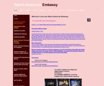 Nativeamericanembassy.net(NATIVE AMERICAN EMBASSY) Screenshot