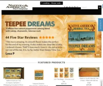 Nativeamericantea.com(Buy Tea Online) Screenshot