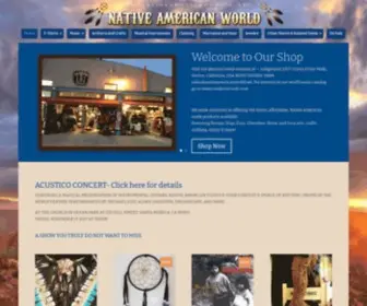 NativeamericanWorld.net(Visit our physical retail location at) Screenshot