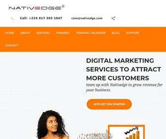 Nativedge.com(Digital marketing) Screenshot