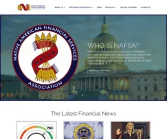 Nativefinance.org(Native American Financial Services Association) Screenshot